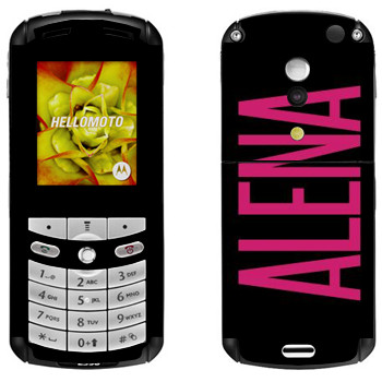   «Alena»   Motorola E1, E398 Rokr