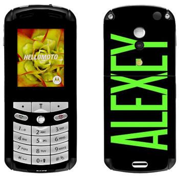   «Alexey»   Motorola E1, E398 Rokr