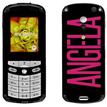   «Angela»   Motorola E1, E398 Rokr