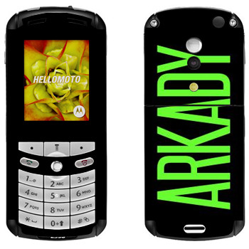   «Arkady»   Motorola E1, E398 Rokr
