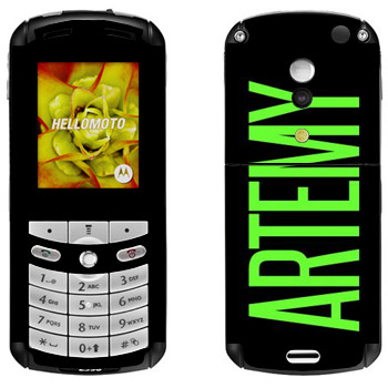   «Artemy»   Motorola E1, E398 Rokr