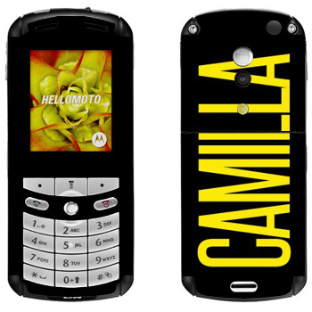   «Camilla»   Motorola E1, E398 Rokr