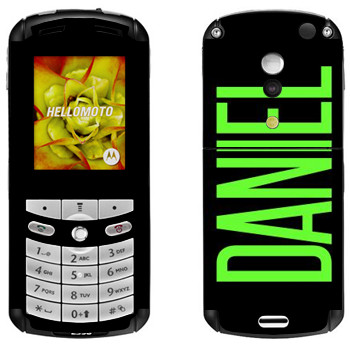   «Daniel»   Motorola E1, E398 Rokr