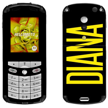   «Diana»   Motorola E1, E398 Rokr