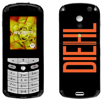   «Diehl»   Motorola E1, E398 Rokr