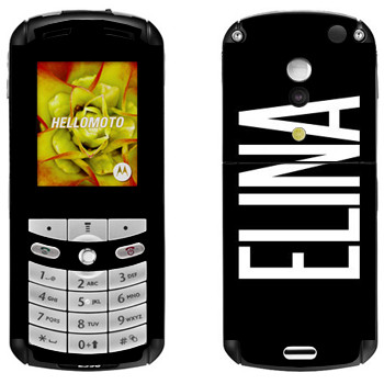   «Elina»   Motorola E1, E398 Rokr