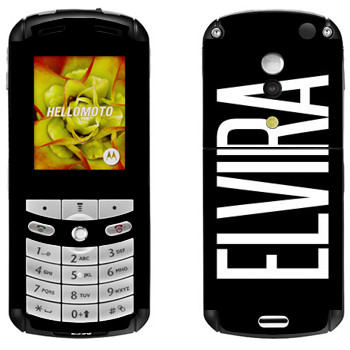   «Elvira»   Motorola E1, E398 Rokr