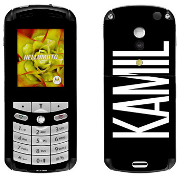   «Kamil»   Motorola E1, E398 Rokr