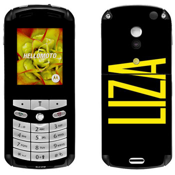   «Liza»   Motorola E1, E398 Rokr
