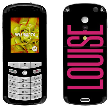   «Louise»   Motorola E1, E398 Rokr