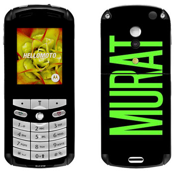   «Murat»   Motorola E1, E398 Rokr