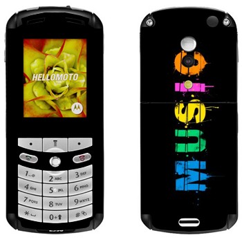   « Music»   Motorola E1, E398 Rokr