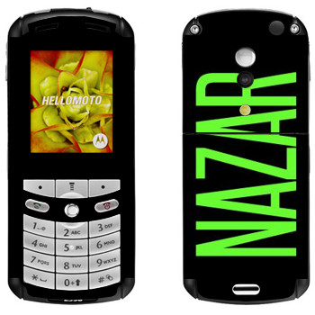   «Nazar»   Motorola E1, E398 Rokr