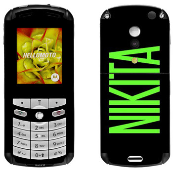   «Nikita»   Motorola E1, E398 Rokr