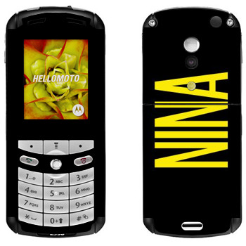   «Nina»   Motorola E1, E398 Rokr