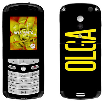   «Olga»   Motorola E1, E398 Rokr