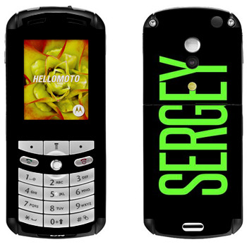   «Sergey»   Motorola E1, E398 Rokr
