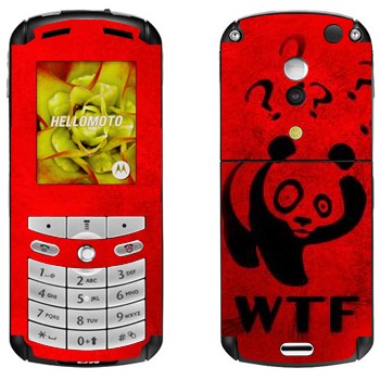   « - WTF?»   Motorola E1, E398 Rokr