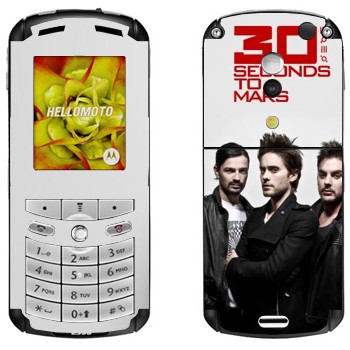   «30 Seconds To Mars»   Motorola E1, E398 Rokr