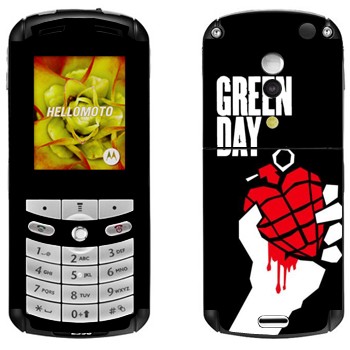   « Green Day»   Motorola E1, E398 Rokr