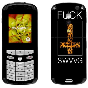   « Fu SWAG»   Motorola E1, E398 Rokr