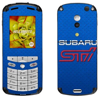   « Subaru STI»   Motorola E1, E398 Rokr