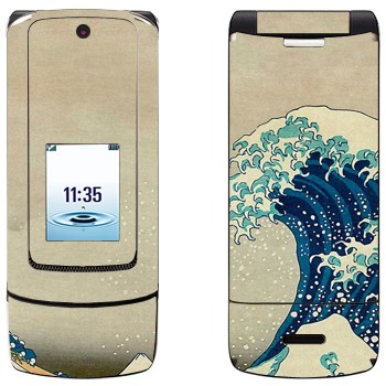   «The Great Wave off Kanagawa - by Hokusai»   Motorola K3 Krzr
