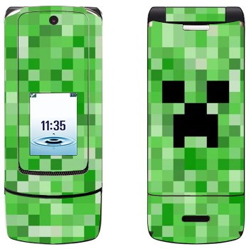   «Creeper face - Minecraft»   Motorola K3 Krzr