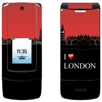   «I love London»   Motorola K3 Krzr