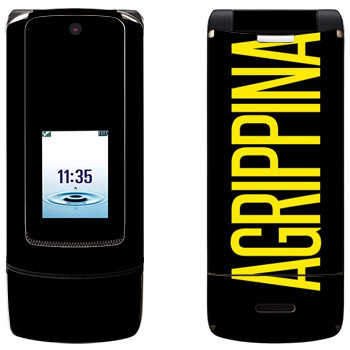   «Agrippina»   Motorola K3 Krzr