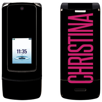   «Christina»   Motorola K3 Krzr