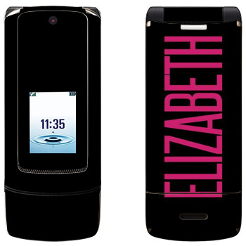   «Elizabeth»   Motorola K3 Krzr