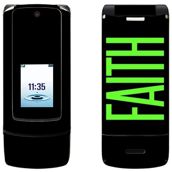  «Faith»   Motorola K3 Krzr