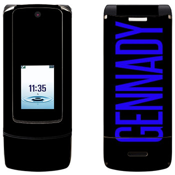   «Gennady»   Motorola K3 Krzr