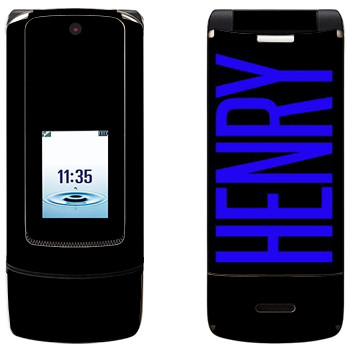   «Henry»   Motorola K3 Krzr