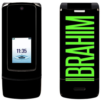   «Ibrahim»   Motorola K3 Krzr