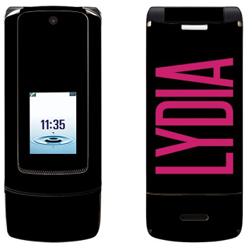   «Lydia»   Motorola K3 Krzr