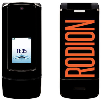   «Rodion»   Motorola K3 Krzr