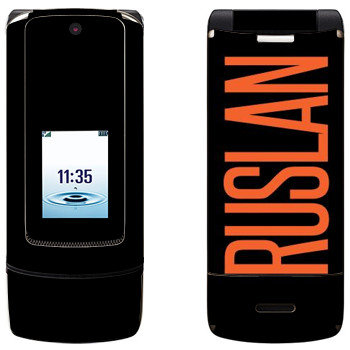  «Ruslan»   Motorola K3 Krzr