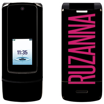   «Ruzanna»   Motorola K3 Krzr