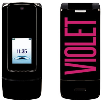   «Violet»   Motorola K3 Krzr