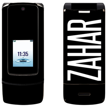   «Zahar»   Motorola K3 Krzr