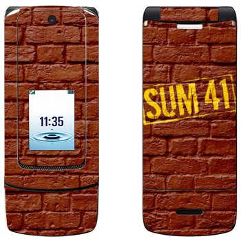   «- Sum 41»   Motorola K3 Krzr
