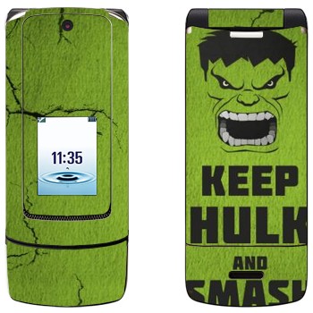  «Keep Hulk and»   Motorola K3 Krzr