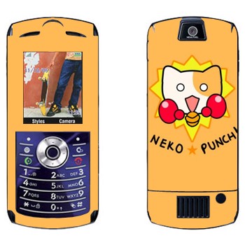   «Neko punch - Kawaii»   Motorola L7E Slvr
