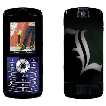   «Death Note - L»   Motorola L7E Slvr