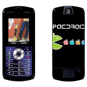   «Pacdroid»   Motorola L7E Slvr