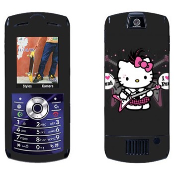   «Kitty - I love punk»   Motorola L7E Slvr