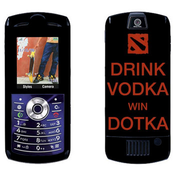   «Drink Vodka With Dotka»   Motorola L7E Slvr