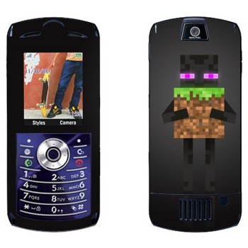   «Enderman - Minecraft»   Motorola L7E Slvr